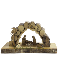 Arched Roof Mini Bark Grotto with Laser Set 